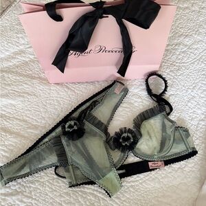 Agent Provocateur Green Lingerie Set